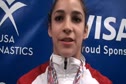 Aly Raisman, 3rd AA in first year Senior at the 2010 Visa Championships