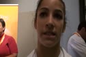 Aly Raisman of USA after Competing All Around in Worlds Qualificiation