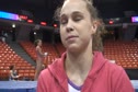 Defending US Champion Rebecca Bross before the 2011 CoverGirl Classic rebecca bross