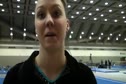 Docksiders Level 10 Krystal Welsh after winning All Around Silver at her final COTC Meet