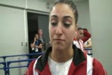 Former University of Iowa gymanst Houry Gebeshian after representing Armenia at World Championships