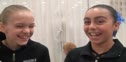 Hayley Bolanos and Nicole Lehrmann from Region 3 Jr A