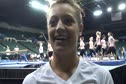 Jaime Pisani of Arkansas at NCAA Podium Training