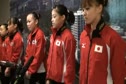 Japanese Girls Line up to talk to the Press after Qualificiations