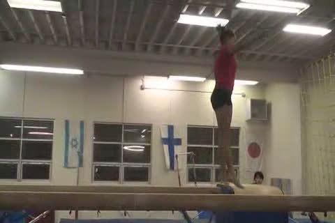 Jasmine Zambrana Beam Routine