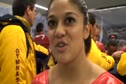 Jessica Savona of Canada after Worlds Prelims