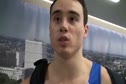 Kristian Thomas of GBR after a great Worlds Prelims