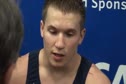Leader after night 1, Jon Horton, Surrounded by Media