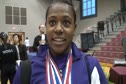 Level 10 Sr C State All Around and Beam Champion Lloimincia Hall of Texas Dreams