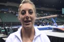 US Olympian Sam Pezsek after her First Super Six with UCLA