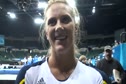 Trish Wilson of Michigan at NCAA Podium Training