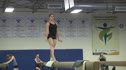 World Champ Aly Raisman training her Beam Routine, January 2012