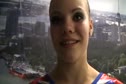 Yvette Moshage of Holland after Worlds prelims and 9th team place finish