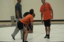 Elder Working On His Stance