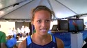Laura Roesler After Qualifying to the 800 Semis 2010 World Junior Champs