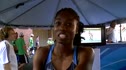 Evonne Britton after winning her 100H Semi 2010 World Junior Champs