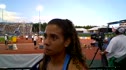 200 Champ Stormy Kendrick after leading off Winning 4x1 2010 World Champs