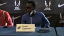 USA Men's  USA vs World 4x400m Relay Press Conference Penn Relays 2011
