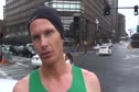 Ben Bruce after running with food poisoning at 2011 Boston Marathon BAA 5k