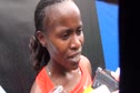 Lineth Chepkurui after winning 2011 Boston Marathon BAA 5k