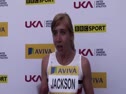 Emma Jackson (City of Stoke) after qualifying for the 800m Semi Final at the 2010 National Championships