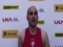 Gareth Warburton (Cardiff) after qualifying for the 800m Semi Final at the 2010 National Championships