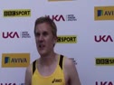 James Shane (Newham & Essex Beagles) after qualifying for the 800m Semi Final at the 2010 National Championships