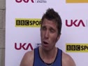 James Thie (Cardiff) after qualifying for the 1500m Final at the 2010 National Championships