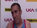 Lee Emanuel (City of Sheffield) after qualifying for the 1500m Final at the 2010 National Championships