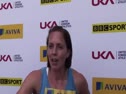 Nicola Sanders (Windsor, Slough, Eaton & Hounslow) after qualifying for the 400m Final at the 2010 National Championships