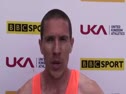 Shaun Moralee (Durham) after qualifying for the 1500m Final at the 2010 National Championships