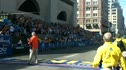 Collis Birmingham Finish of Men's Invitational Mile Boston Marathon 2012