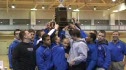 Grand Valley lifting the Collegiate Cup