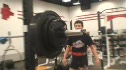Heavy set on squats
