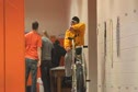 Brent Metcalf warming up