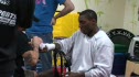 Phil Davis Getting Wrapped up