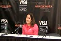 Priscilla Lopes-Schliep Press Conference at 2010 Millrose Games