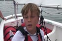 Caleb Wins the Longest Opti Green Race of the Regatta