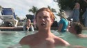 Jay Griffin Relaxing in the Hot Tub