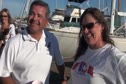 Jorge Suarez and Winning Women's Skipper Gerry Lampert