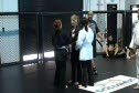 Girls doing judo