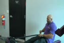 Seated rowing rope machine