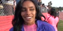 Carol Rodriguez after 4x4 at 2010 Mt SAC Relays