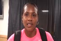 Debbie Dunn after winning her 400 Prelim 2010 USA Champs