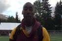 Donald Sanford ASU after winning his 400 prelim 2010 NCAA Outdoor Champs