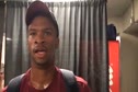 Johnny Dutch after winning his 400H Semi