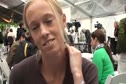 Kim Smith Before the 2010 NYC Marathon