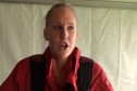 Molly Beckwith Indiana after winning her 800 Prelim 2010 NCAA Outdoor Champs