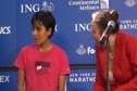 Opening Questions to Shalane Flanagan, Katie McGregor & Madai Perez 2010 NYC Marathon Press Conference.