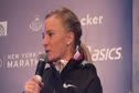 Shalane Flanagan after marathon debut at 2010 ING New York City Marathon